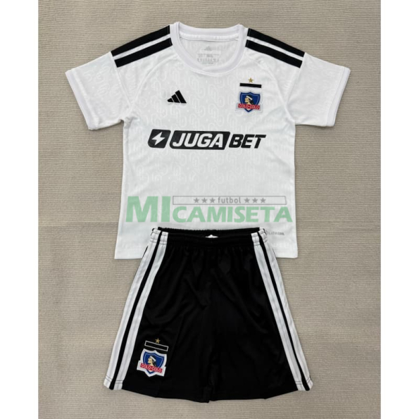 Camiseta Colo-Colo Primera Equipación 2026/2027 Blanco Niño Kit