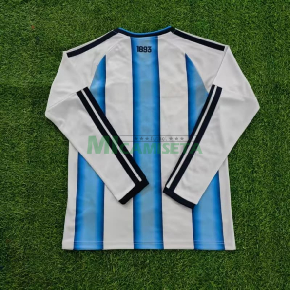 Camiseta Argentina Primera Equipación 2026 ML Azul/Blanco con FIFA2022