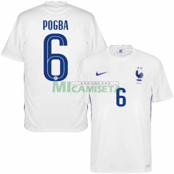 Camiseta Pogba 6 Francia Segunda Equipación 2021