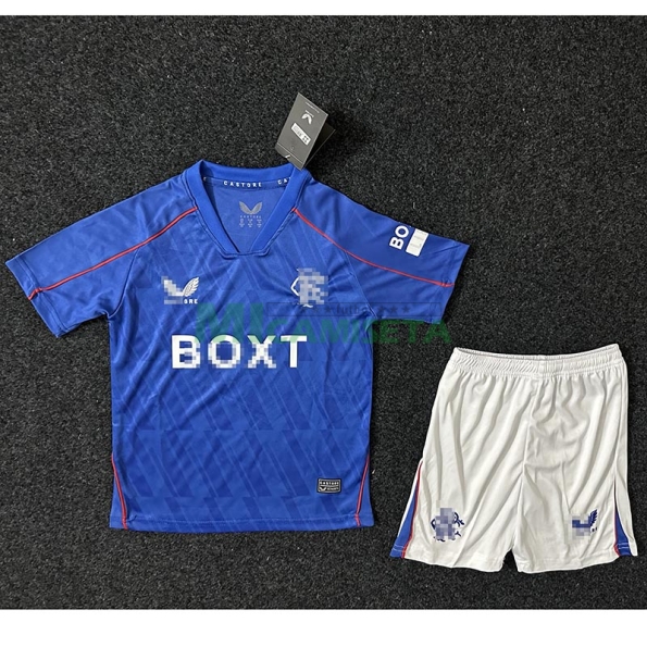 Camiseta Rangers FC Primera Equipación 2024/2025 Niño Kit