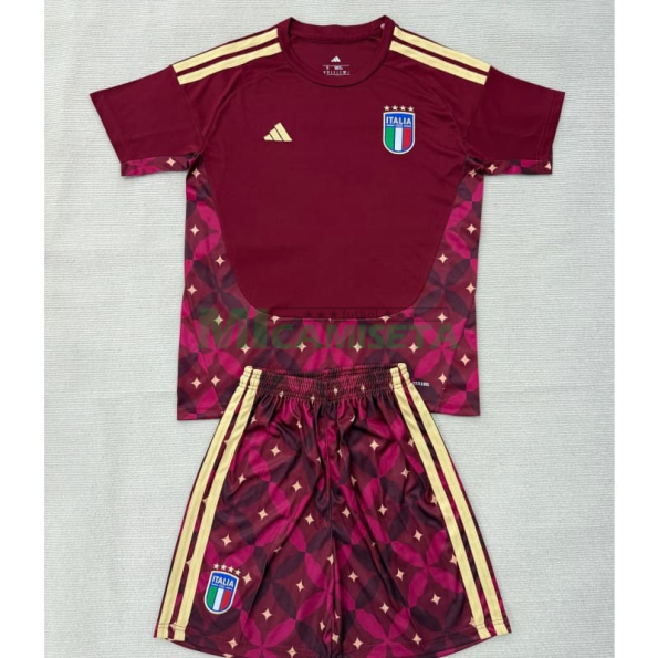 Camiseta de Portero Italia Primera Equipación Mundial 2026 Alazana Niño Kit