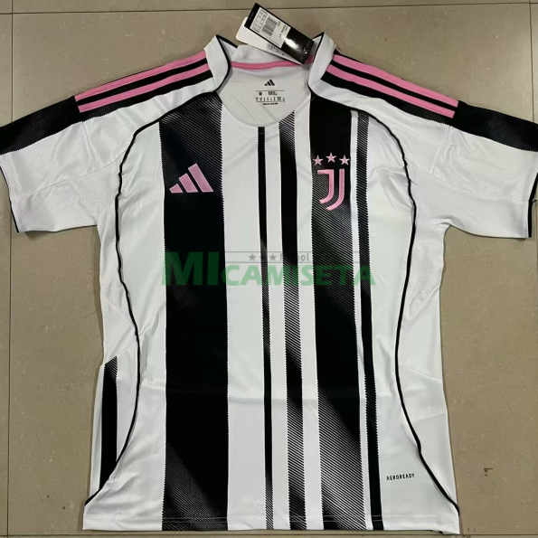 Camiseta Juventus Primera Equipación 2025/2026 Negro/Blanco