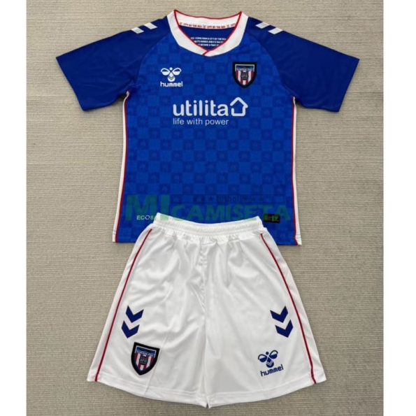 Camiseta Sunderland AFC Segunda Equipación 2025/2026 Azul Niño Kit