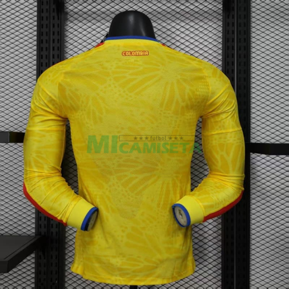 Camiseta Colombia 2026 ML Amarillo (EDICIÓN JUGADOR)