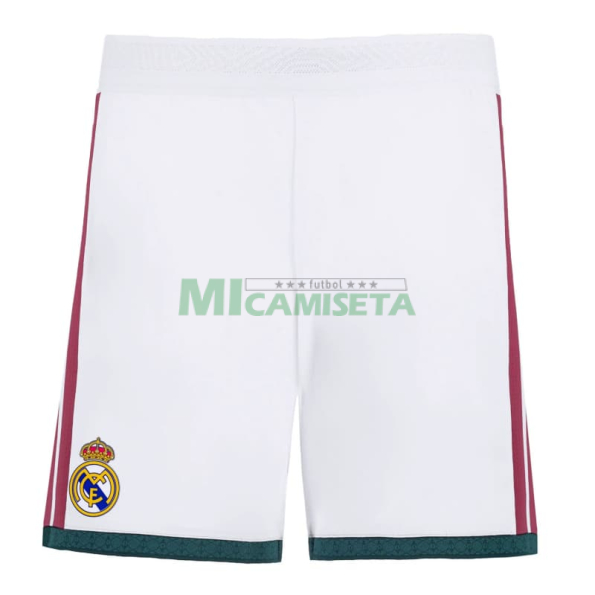 Pantalón Corto Real Madrid Primera Equipación 2026/2027 Blanco