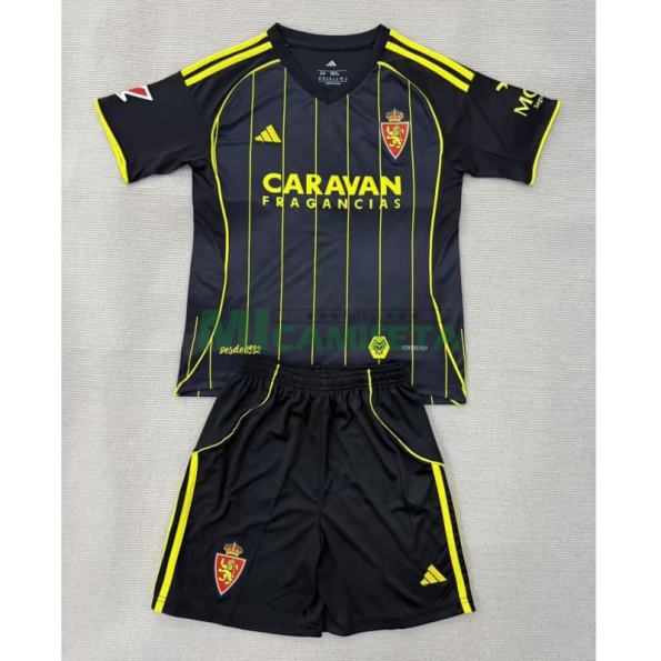Camiseta Real Zaragoza Segunda Equipación 2025/2026 Negro