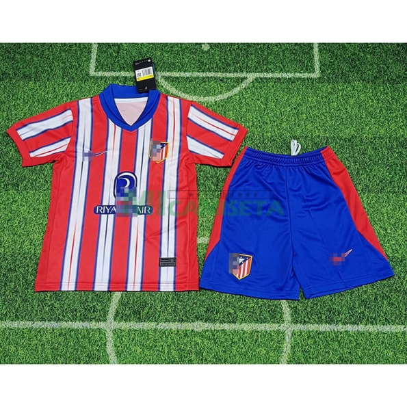 Camiseta Atlético de Madrid Primera Equipación 2024/2025 Niño Kit