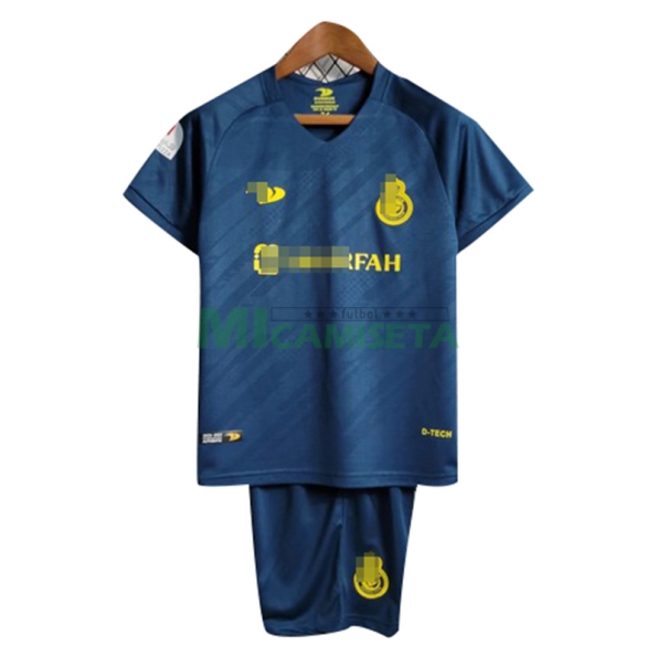 Camiseta Al-Nassr FC Segunda Equipación 2022/2023 Niño Kit