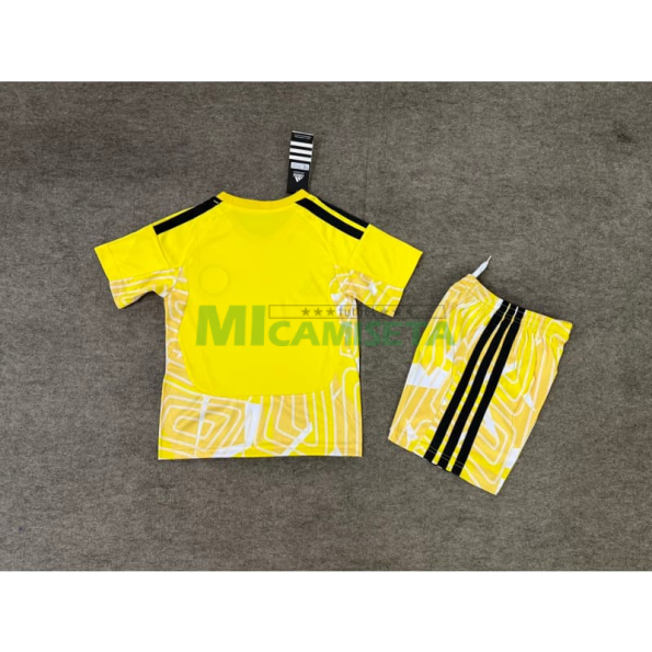 Camiseta de Portero Escocia Primera Equipación Mundial 2026 Amarillo Niño Kit