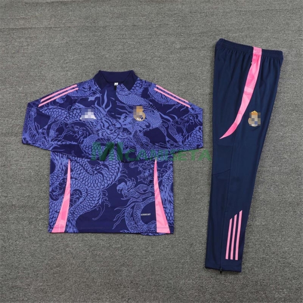 Sudadera de Entrenamiento Real Madrid 2024/2025 Azul/Rosa