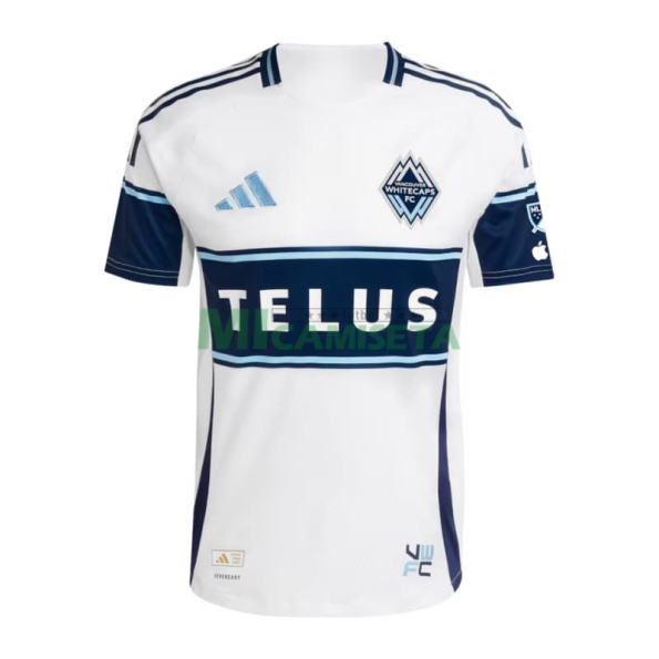Camiseta Vancouver Whitecaps Primera Equipación 2025/2026 Blanco