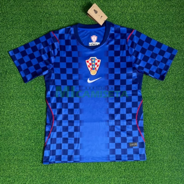 Camiseta Croacia Segunda Equipación Mundial 2026 Azul