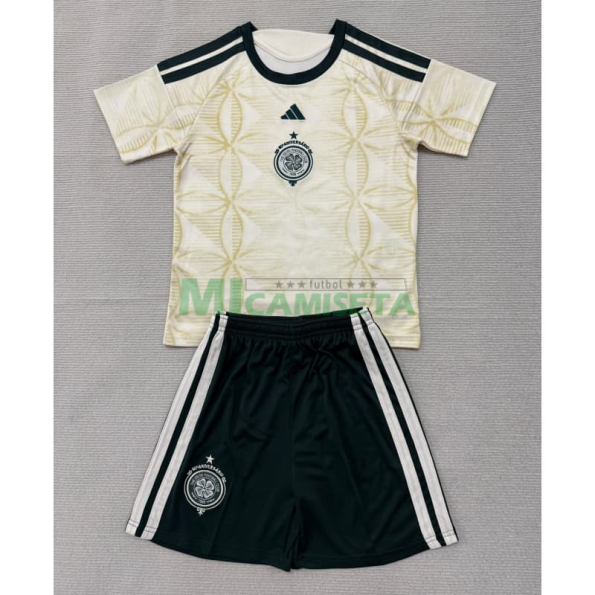 Camiseta Celtic Tercera Equipación 2026/2027 Beige Niño Kit