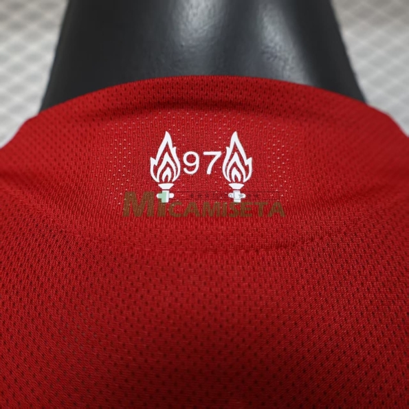 Camiseta Liverpool Primera Equipación 2025/2026 ML Rojo (EDICIÓN JUGADOR)
