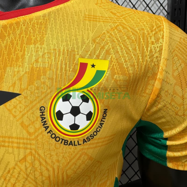 Camiseta Ghana Segunda Equipación Mundial 2026 Amarillo (EDICIÓN JUGADOR)