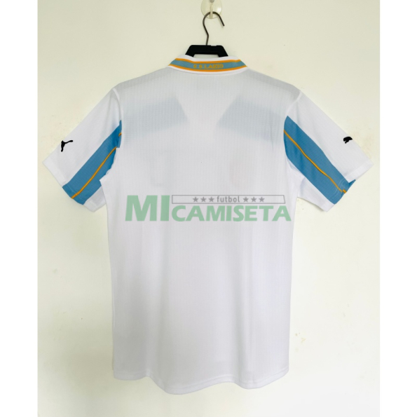 Camiseta Lazio Segunda Equipación Retro 2000/2001 Blanco/Azul