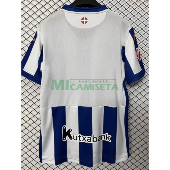 Camiseta Real Sociedad Primera Equipación 2026/2027 Azul/Blanco con Parche La Liga