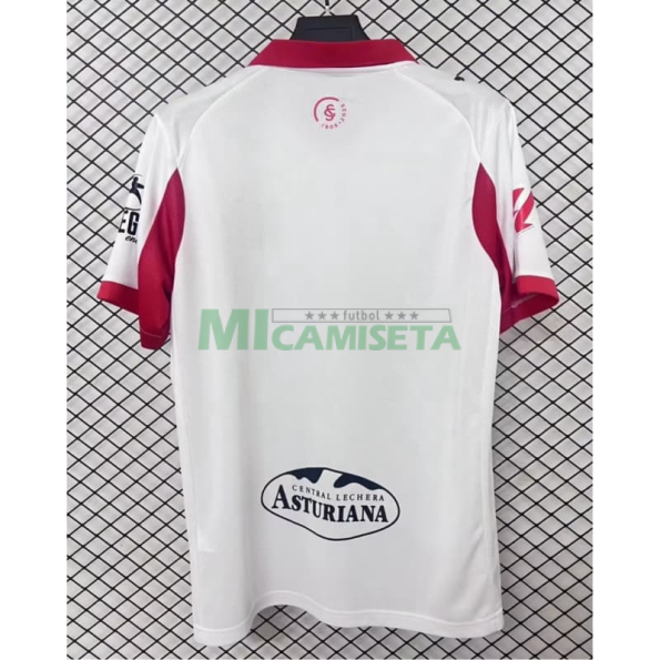 Camiseta Sporting de Gijón Tercera Equipación 2025/2026 Blanco con Parche La Liga