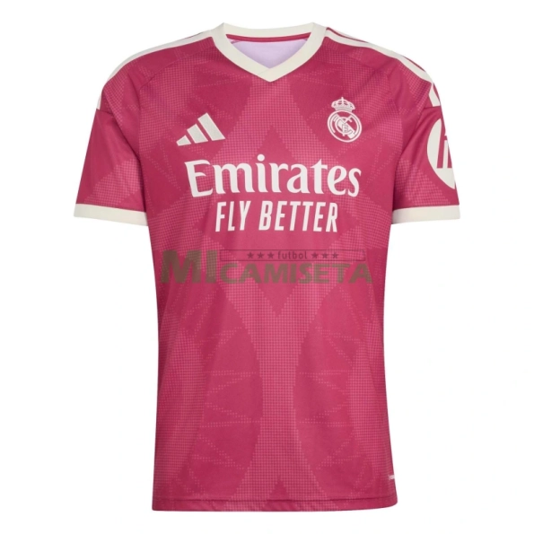 Camiseta C. ESPÍ 19 Real Madrid Tercera Equipación 2026/2027 Rosa con Parche HP