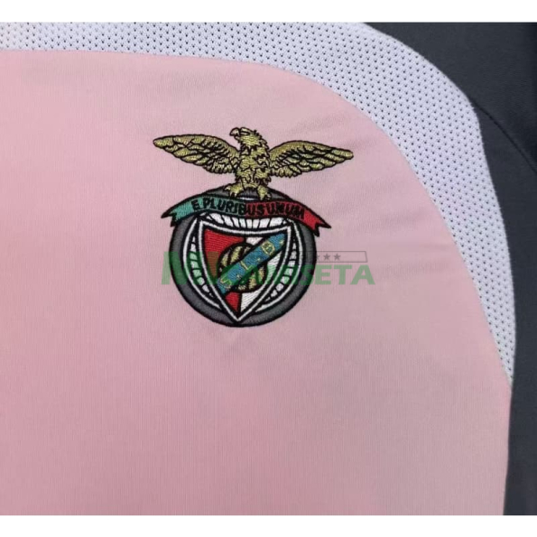 Camiseta Benfica Segunda Equipación Retro 2007/2008 Rosa