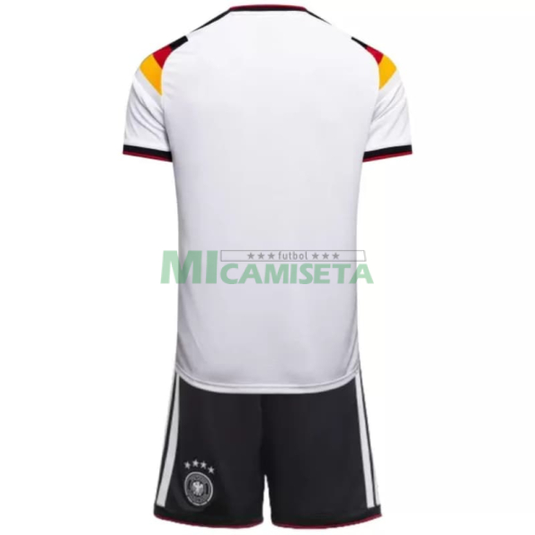 Camiseta Alemania Primera Equipación Mundial 2026 Blanco Niño Kit