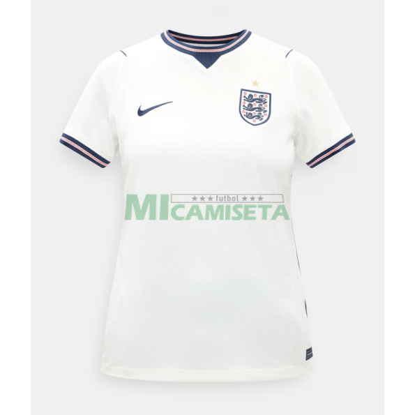 Camiseta Inglaterra Primera Equipación Mundial 2026 Blanco Mujer