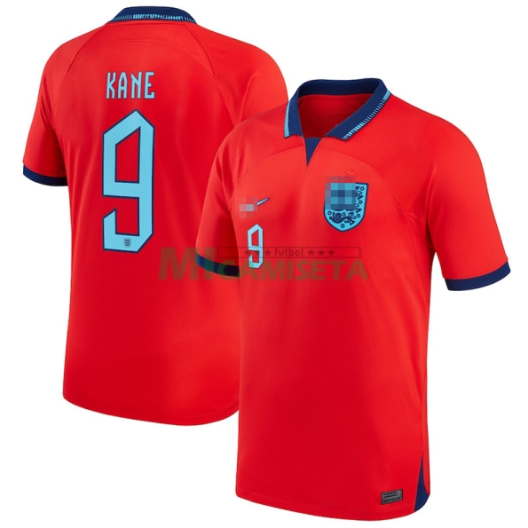 Camiseta Kane 9 Inglaterra Segunda Equipación 2022 Mundial