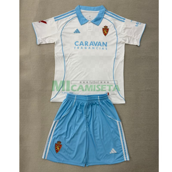 Camiseta Real Zaragoza Primera Equipación 2025/2026 Blanco
