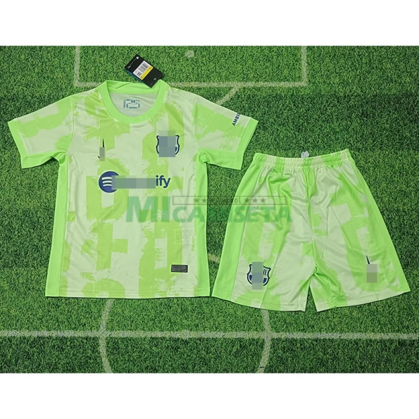Camiseta Barcelona Tercera Equipación 2024/2025 Niño Kit