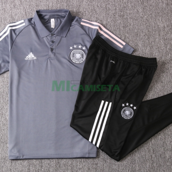 Polo Alemania 2020 Gris Oscuro