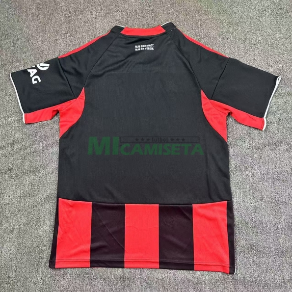 Camiseta Eintracht Fráncfort Primera Equipación 2025/2026 Rojo/Negro