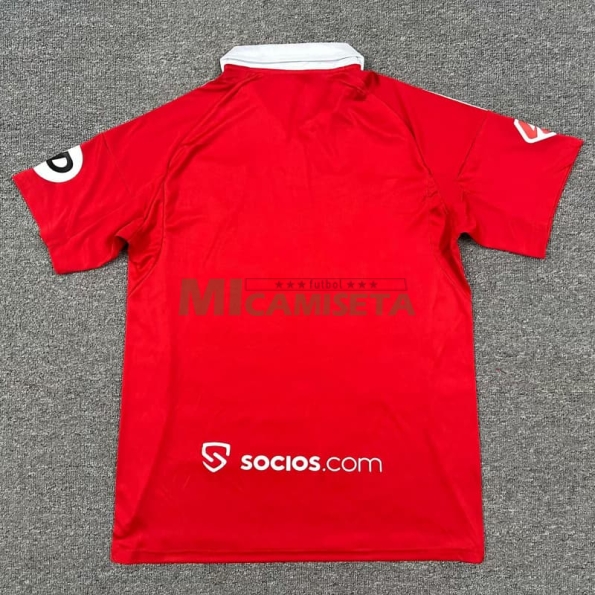 Camiseta Sevilla FC 2025/2026 Segunda Equipación Rojo con Parche La Liga