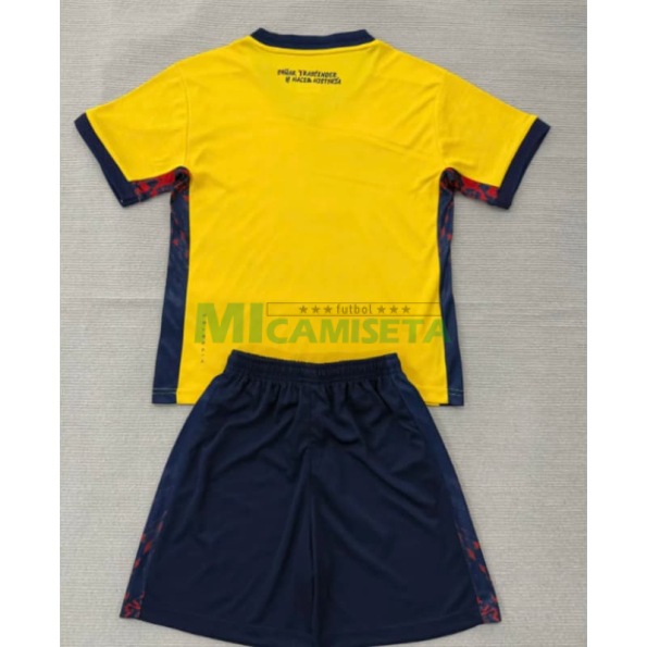 Camiseta Ecuador Primera Equipación Mundial 2026 Amarillo Niño Kit