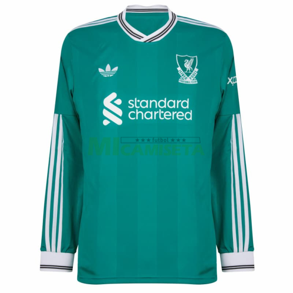 Camiseta Liverpool 2025/2026 Tercera Equipación ML Verde