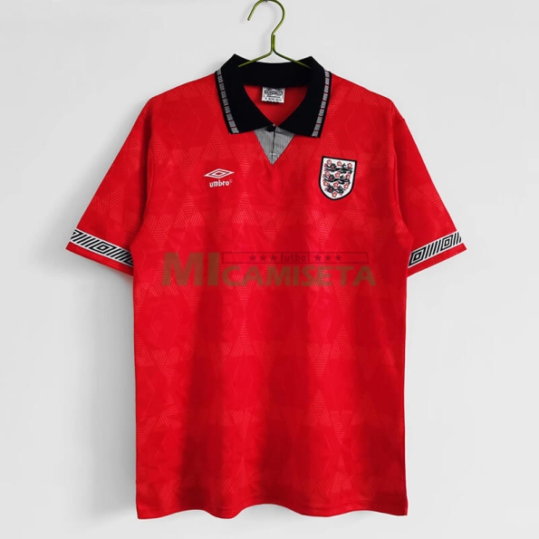 Camiseta Inglaterra Segunda Equipación Retro 1990