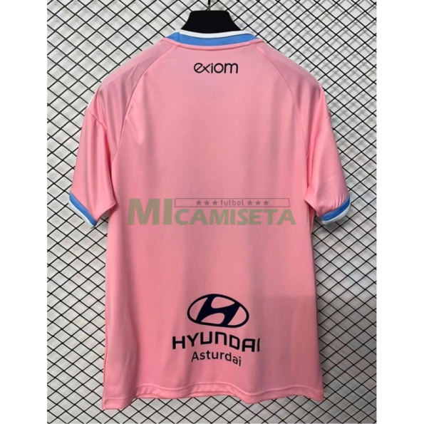 Camiseta Real Oviedo Segunda Equipación 2026/2027 Rosa con Parche La Liga