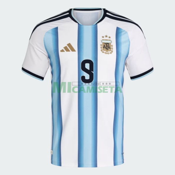 Camiseta J.Álvarez 9 Argentina Primera Equipación 2026 Azul/Blanco
