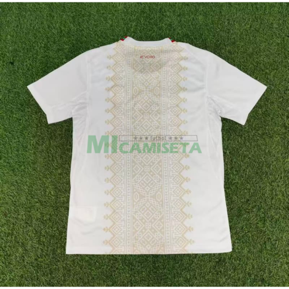 Camiseta Marruecos Segunda Equipación Mundial 2026 Blanco/Oro