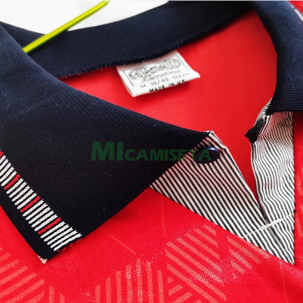 Camiseta Inglaterra Segunda Equipación Retro 1990