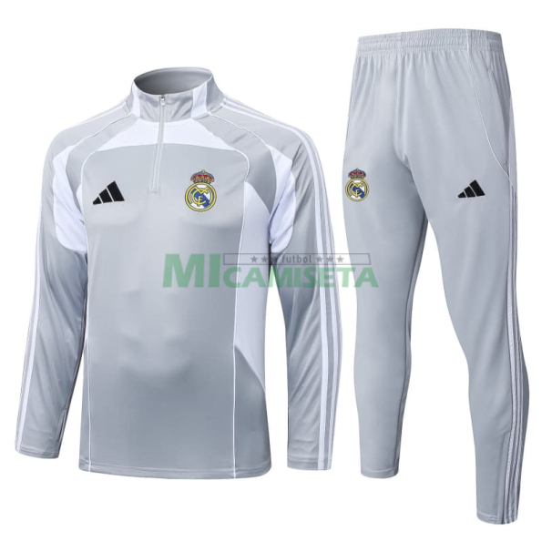 Sudadera De Entrenamiento Real Madrid 2025/2026 Gris