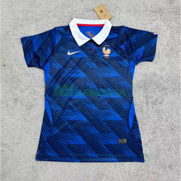 Camiseta Francia Primera Equipación Mundial 2026 Azul Mujer