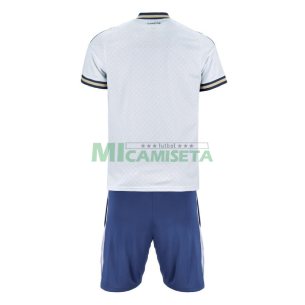 Camiseta Italia Segunda Equipación Mundial 2026 Blanco Niño Kit