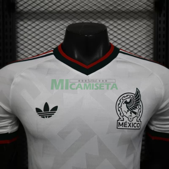 Camiseta México Segunda Equipación Mundial 2026 Blanco (EDICIÓN JUGADOR)
