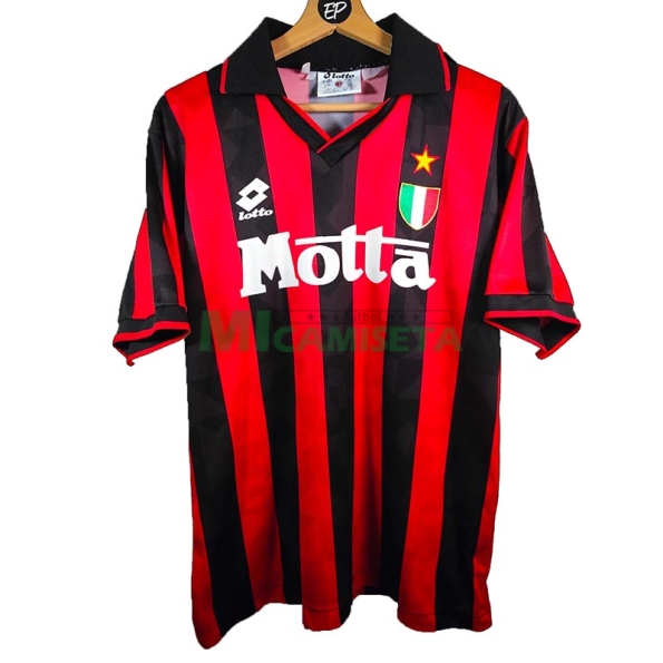 Camiseta MALDINI 3 AC Milan Primera Equipación Retro 1993/94