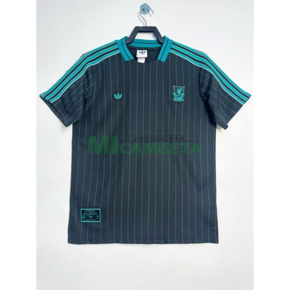 Camiseta Liverpool Terrace Icons Retro 2025/26 Negro