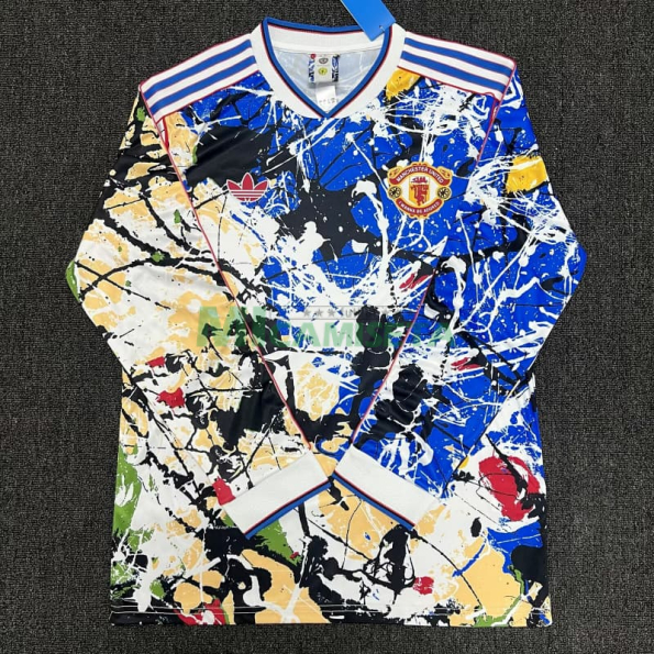 Camiseta Manchester United x Stone Roses 2025/26 ML Edición Especial Multicolor