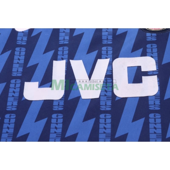 Camiseta Arsenal Segunda Equipación Retro 1994/95 Azul Niño Kit