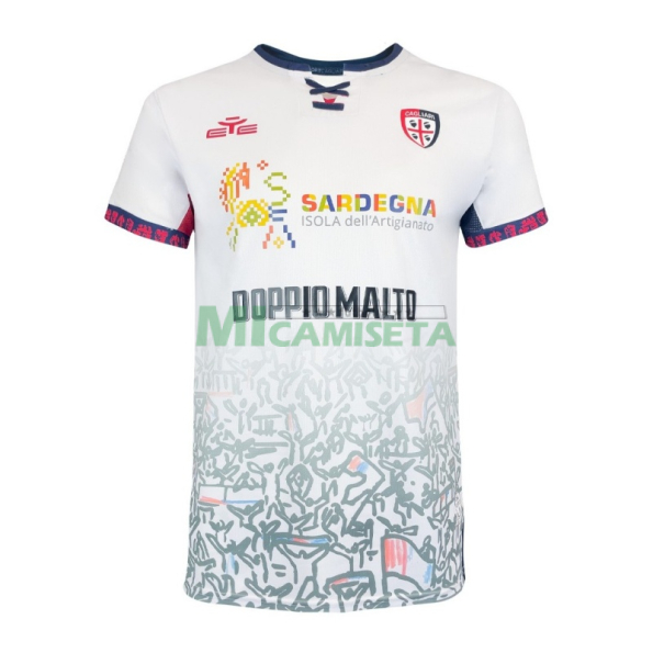 Camiseta Cagliari Calcio Segunda Equipación 2025/2026 Blanco