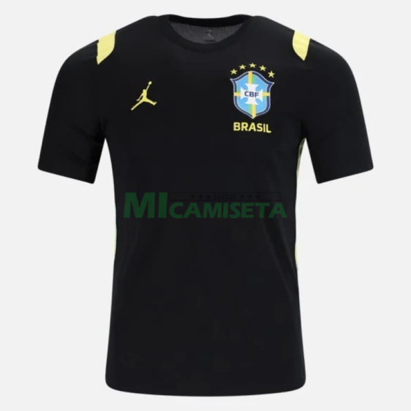 Camiseta Brasil 2026 Negro Pre-Match