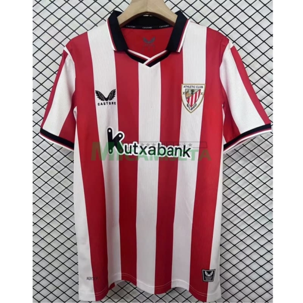 Camiseta Athletic de Bilbao Primera Equipación 2025/2026 Rojo/Blanco